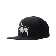 Stussy Basic Stock Cap Black