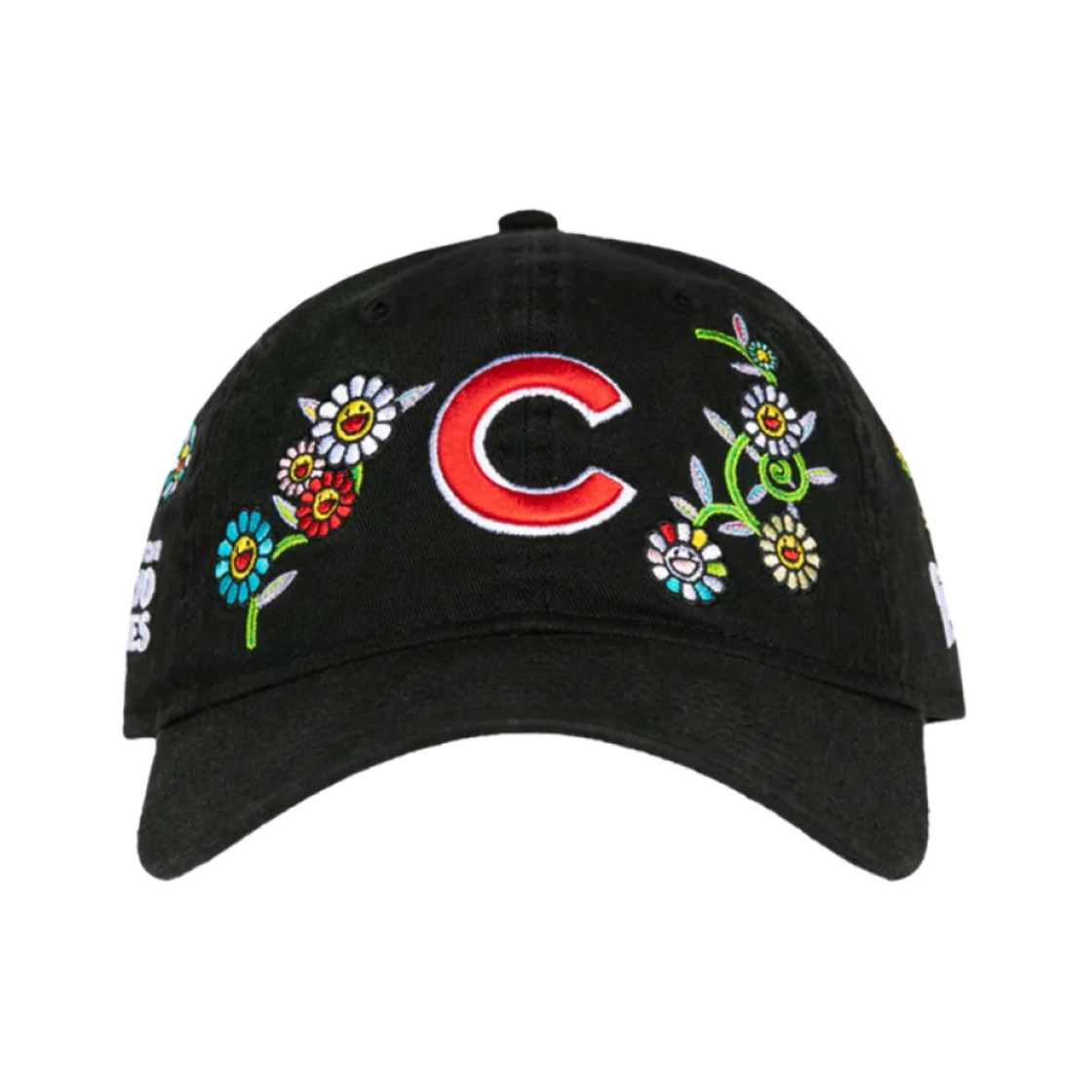 뉴에라 x 무라카미 타카시 x MLB 월드 투어 도쿄 시리즈 2025 9트웬티 컵스 스트랩백 햇 블랙(New Era x Murakami Takashi x MLB World Tour Tokyo Series 2025 9Twenty Cubs Strapback Hat Black) - 1