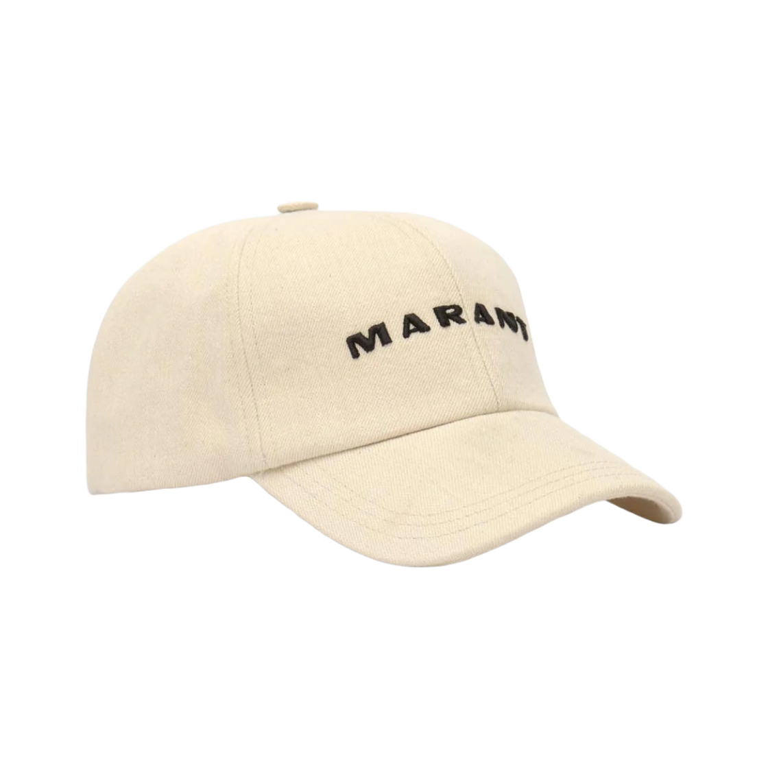 CQ001XHB-A2C04J-ECBK Isabel Marant Tyron Logo Cap Ecru Black - 23SS