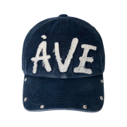 Aviemuah Applique Vintage Rivet Cap Navy