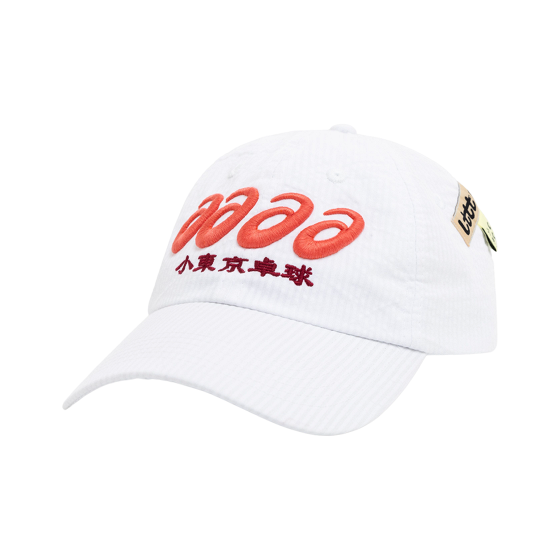 리틀 도쿄 테이블 테니스 x 아식스 AAAA 캡 화이트 스트라이프(LTTT x Asics AAAA Cap White Stripe)
