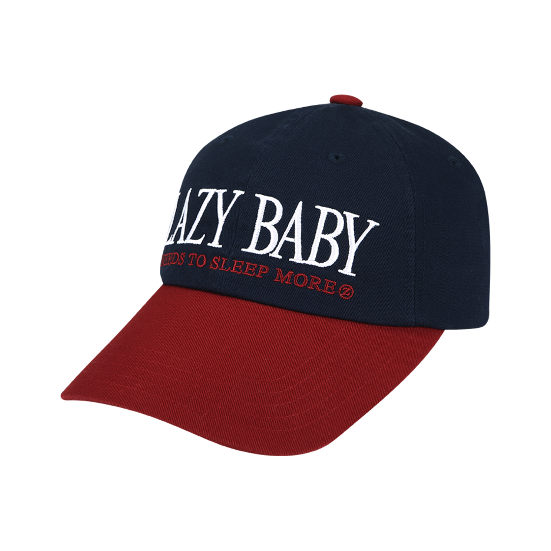 Lazy Baby Ball Cap-nr LAZYZ 90s Lazy Baby Ball Cap Navy/Red