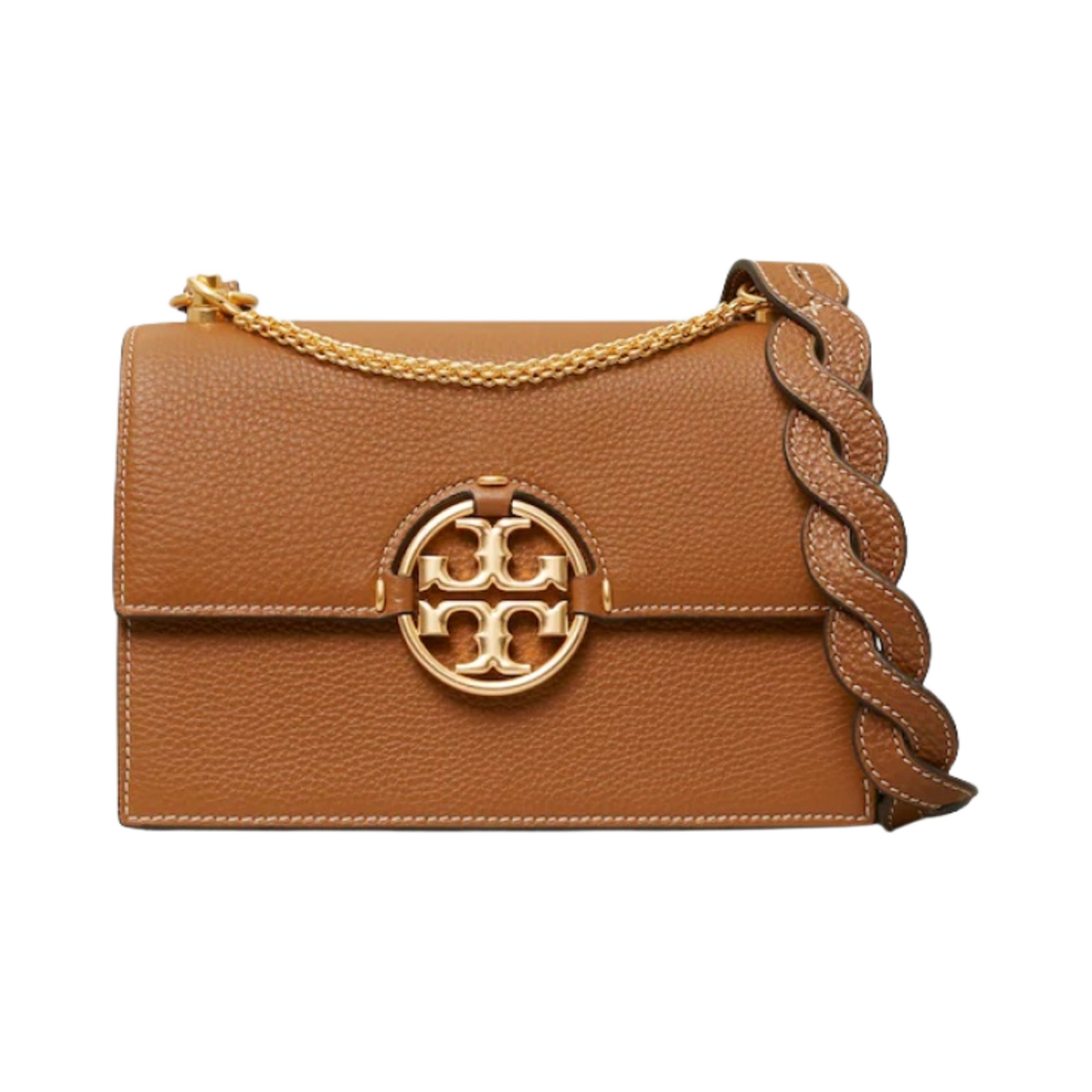 토리버치 밀러 스몰 플랩 숄더백 라이트 엄버(Tory Burch Miller Small Flap Shoulder Bag Light Umber) - 1