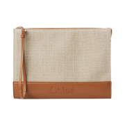 Chloe Sense Zippered Pouch Caramel
