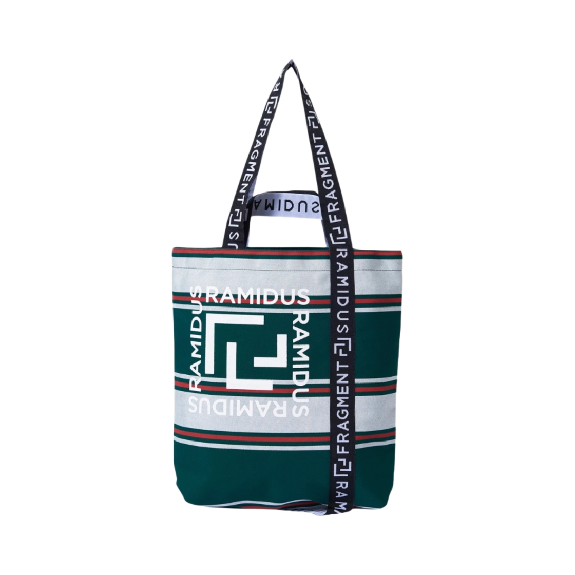 라미더스 x 프라그먼트 디자인 토트백 M 그린 그레이(Ramidus x Fragment Design Tote Bag M Green Grey) - 2