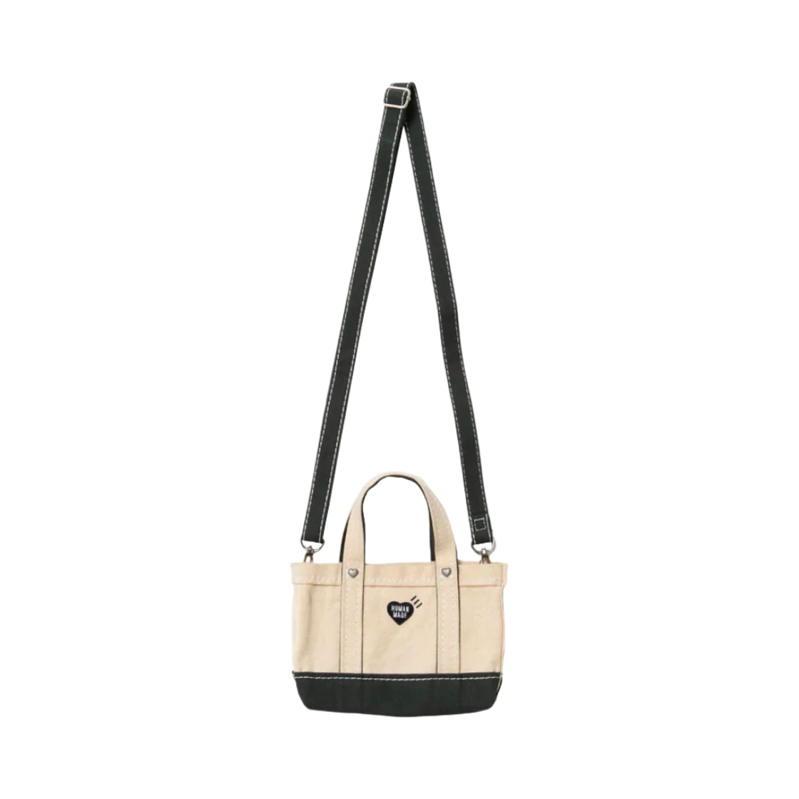 휴먼 메이드 헤비 캔버스 미니 숄더 토트 네이비