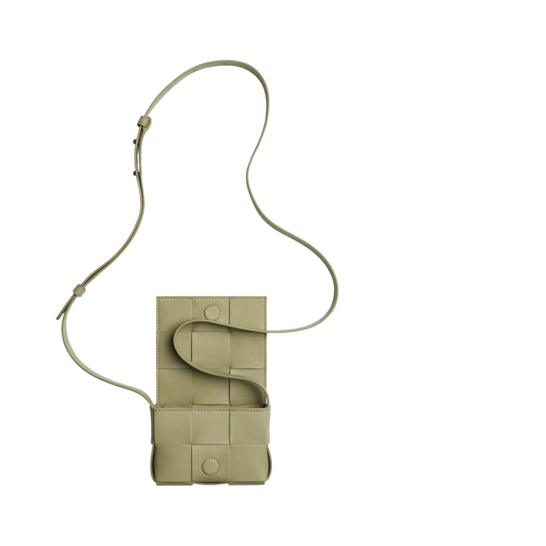 보테가 베네타 미니 레더 카세트백 트래버틴(Bottega Veneta Mini Leather Cassette Travertine) - 3