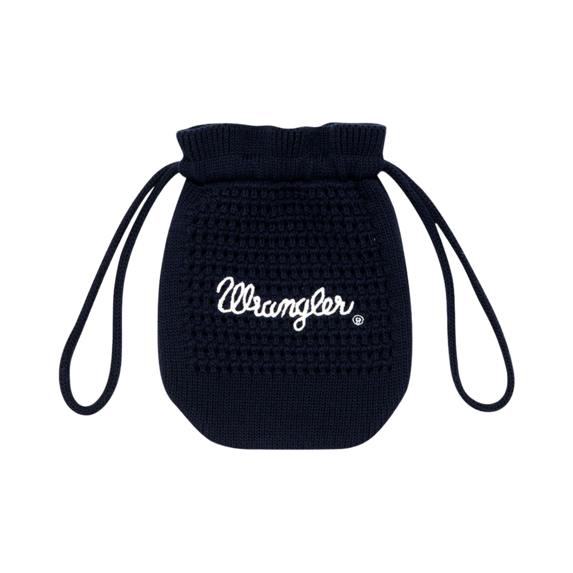 랭글러 니티드 스트링 백 네이비(Wrangler Knitted String Bag Navy)
