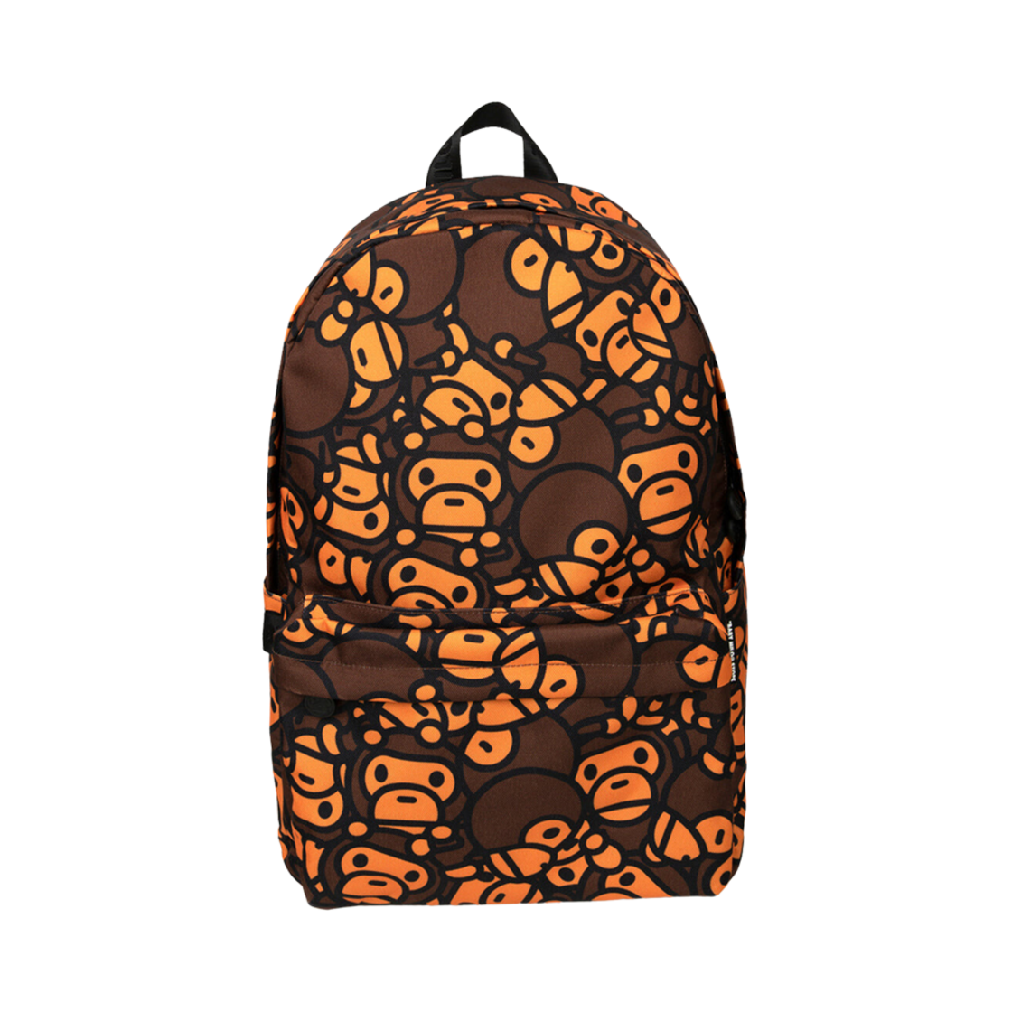 베이프 베이비 마일로 앤 프렌즈 카모 라지 백팩 브라운