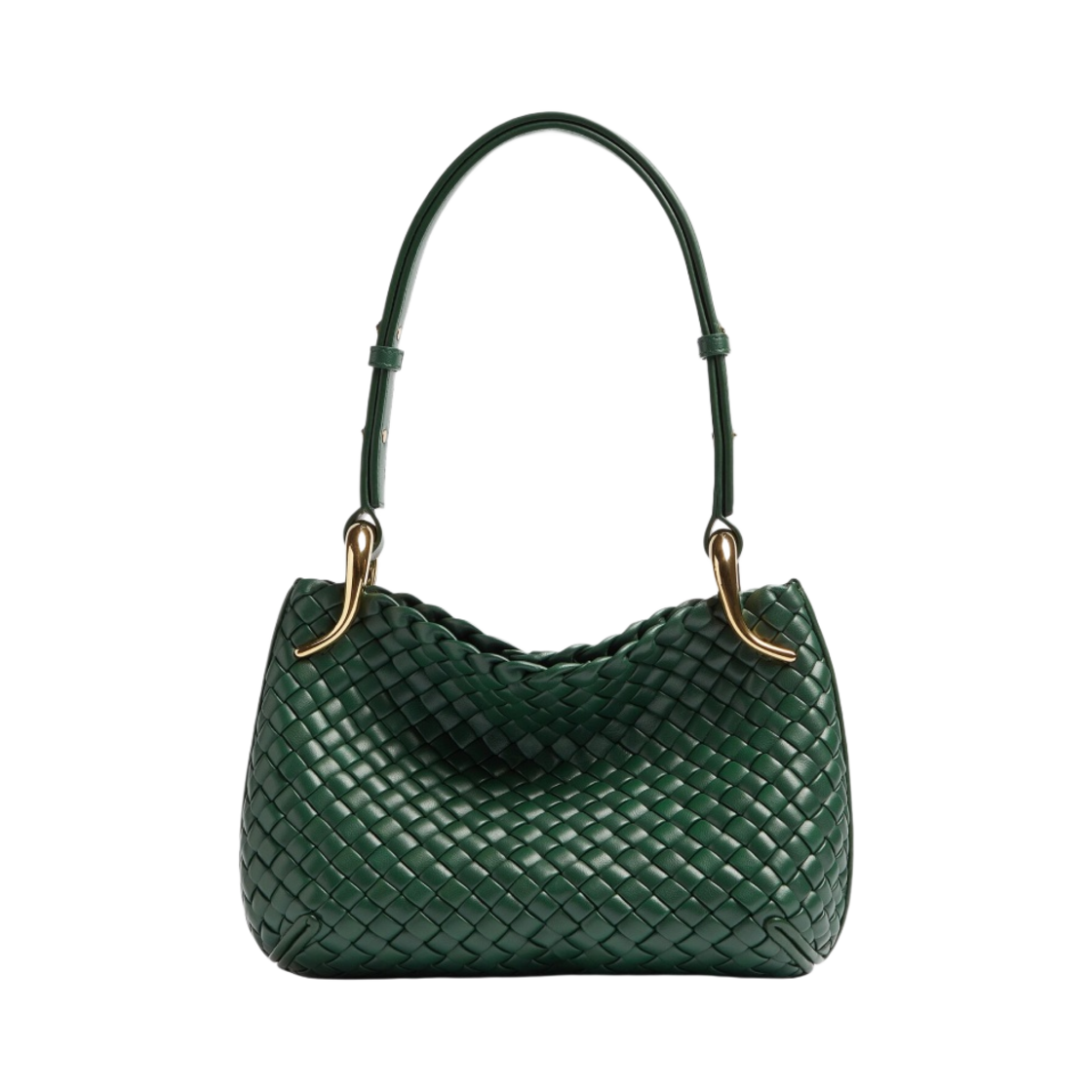 보테가 베네타 스몰 클리커 숄더백 레인트리(Bottega Veneta Small Clicker Shoulder Bag Raintree) - 1