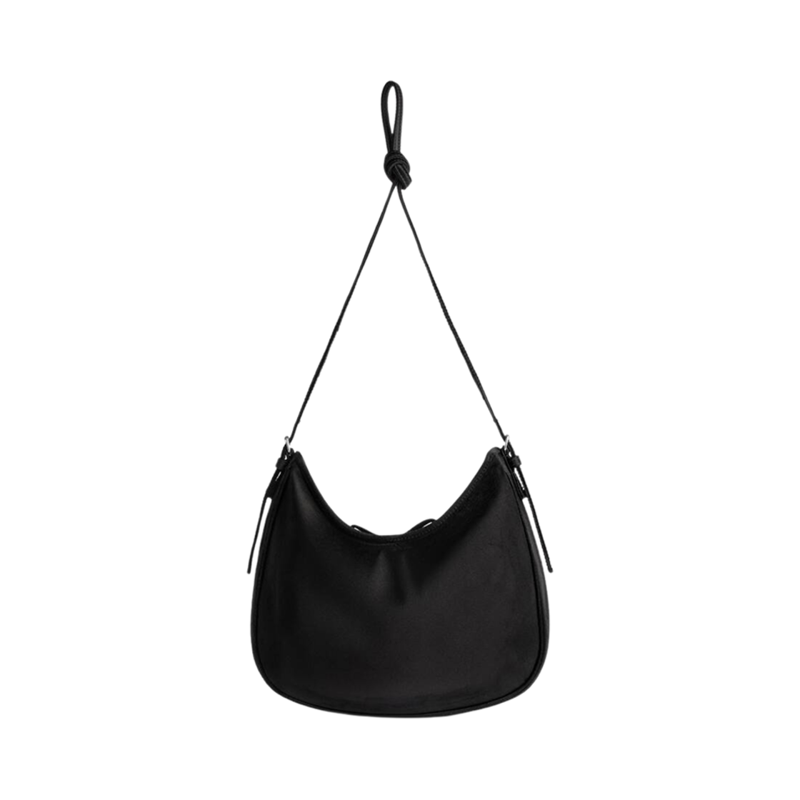 발렌시아가 레오폴다 스몰 호보 백 블랙(Balenciaga Leopolda Small Hobo Bag Black) - 3