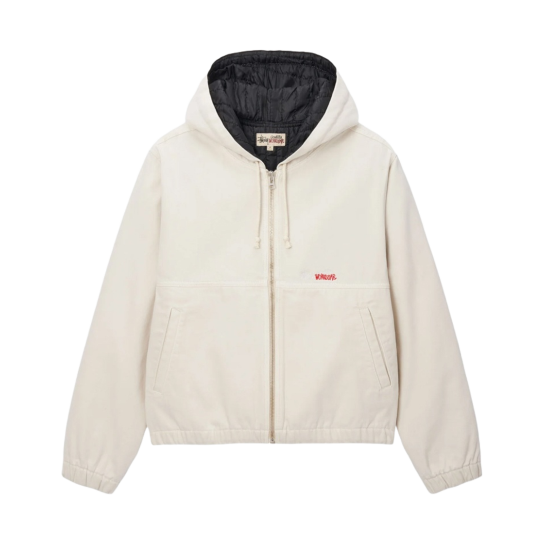 스투시 인슐레이티드 캔버스 워크 자켓 본(Stussy Insulated Canvas Work Jacket Bone)
