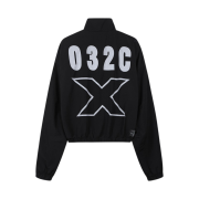 032c Banana Sleeve Tracksuit Jacket Washed Black