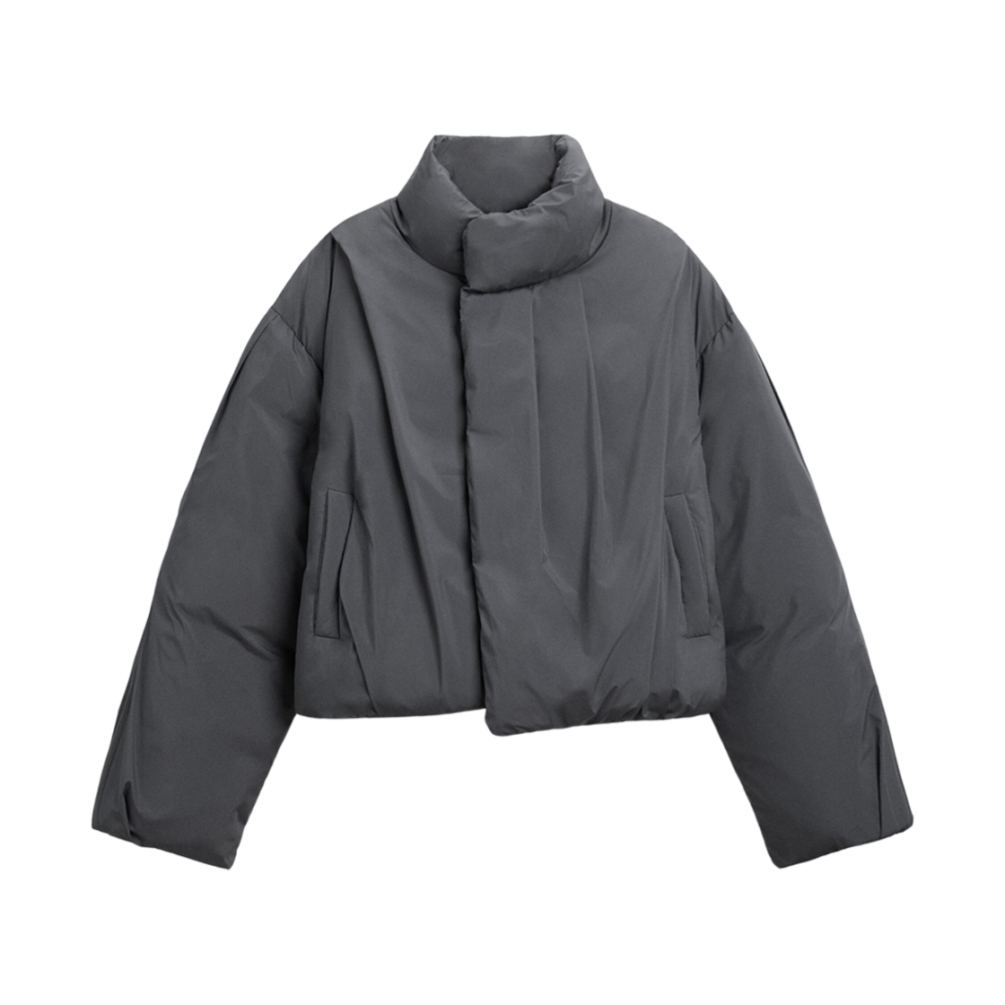 자라 박시 핏 패디드 자켓 스톤(Zara Boxy Fit Padded Jacket Stone) - 1