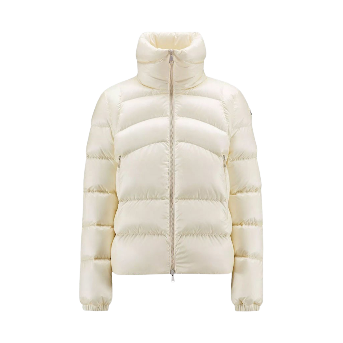 (W) 몽클레르 오베르 쇼트 다운 자켓 크림 화이트 - 22FW((W) Moncler Aubert Short Down Jacket Cream White - 22FW) - 1