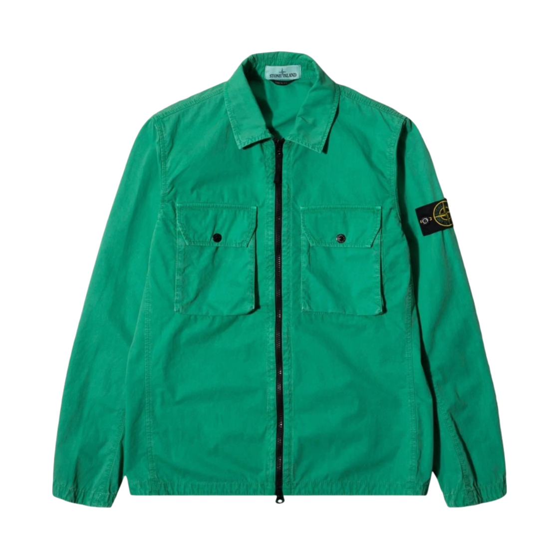 스톤 아일랜드 113WN 올드이펙트 오버셔츠 그린 - 21FW