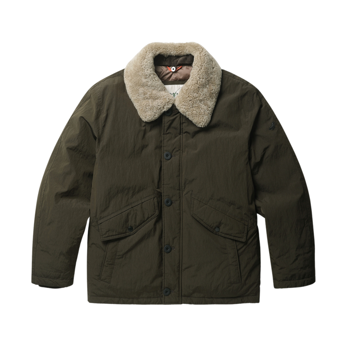 헨리 코튼 스핏파이어 왁스 코팅 다운 점퍼 카키(Henry Cotton's Spitfire Wax Coating Down Jumper Khaki)