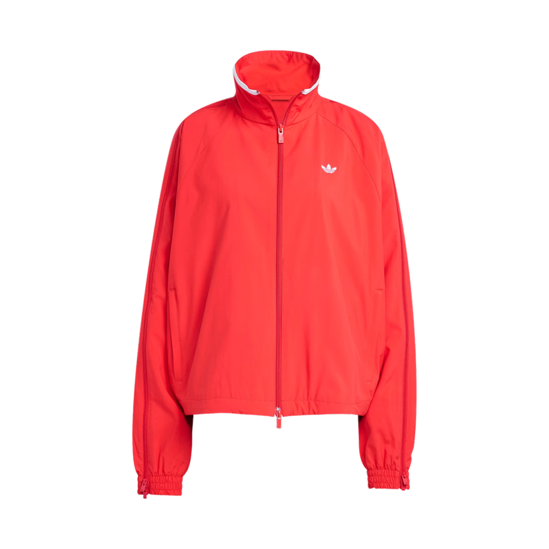 (W) 아디다스 아딜레늄 시즌 3 집 트랙탑 베러 스칼렛 - KR 사이즈((W) Adidas Adilenium Season 3 Zip Track Top Better Scarlet - KR Sizing)