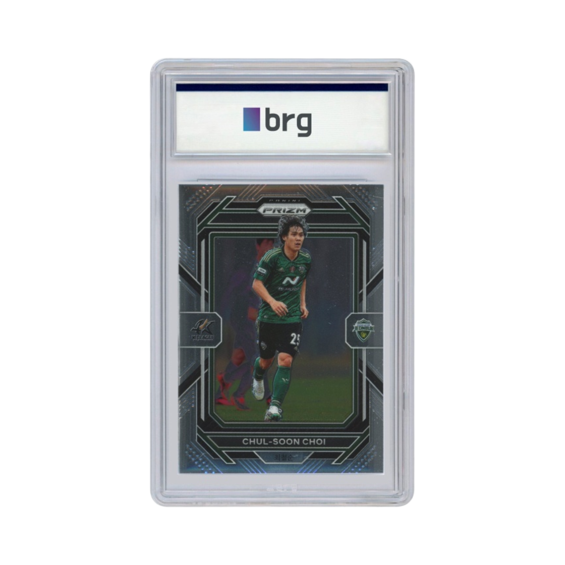 파니니 프리즘 K 리그 K 리그 1 #100 전북 현대 모터스 최철순 베이스 축구 카드 2023(Panini Prizm K League K League 1 #100 Jeonbuk Hyundai Motors Choi Chul Soon Base Soccer Card 2023)