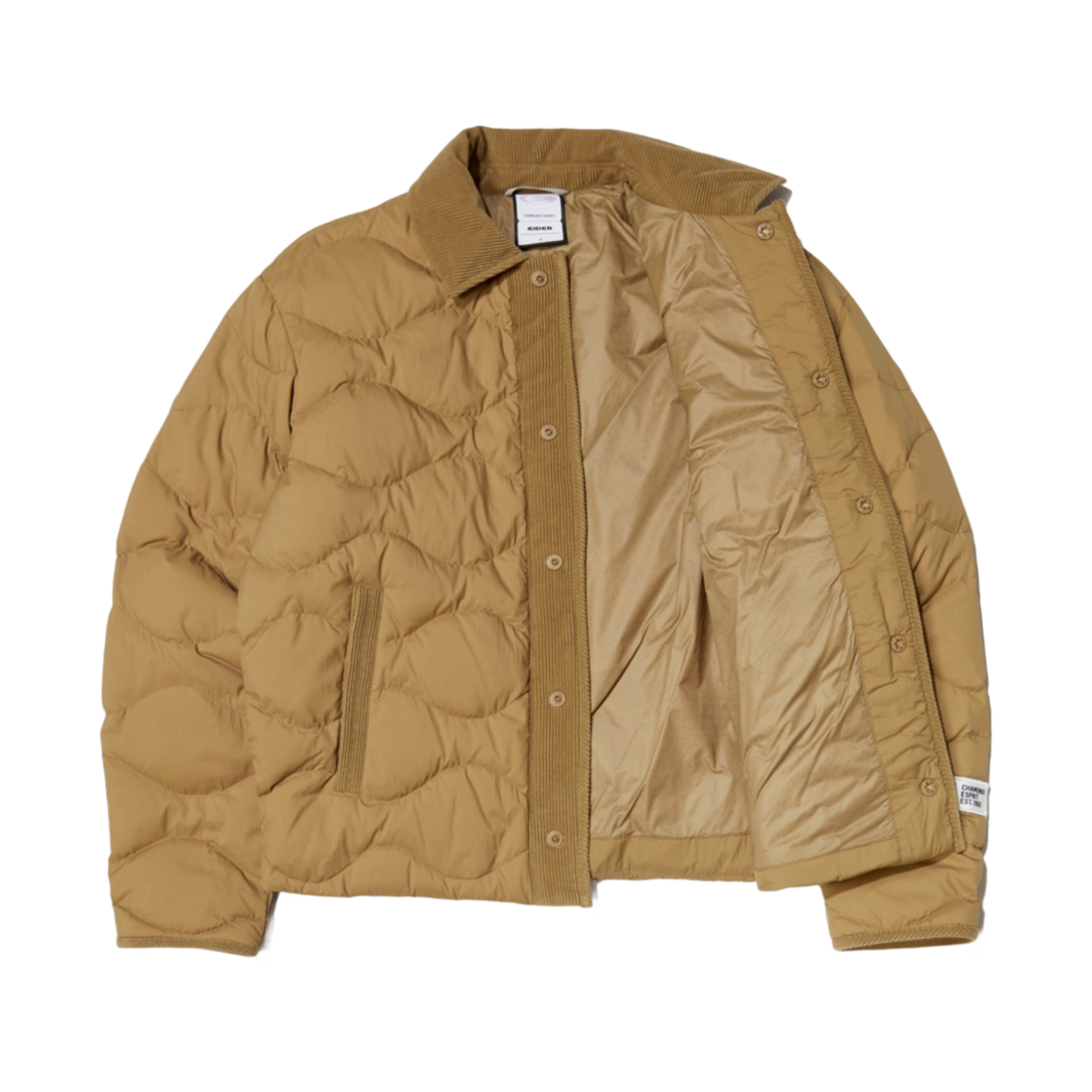 (W) 아이더 써모락 C 슬림 다운 셔츠 골드 베이지((W) Eider Thermolock C Slim Down Shirt Gold Beige) - 3