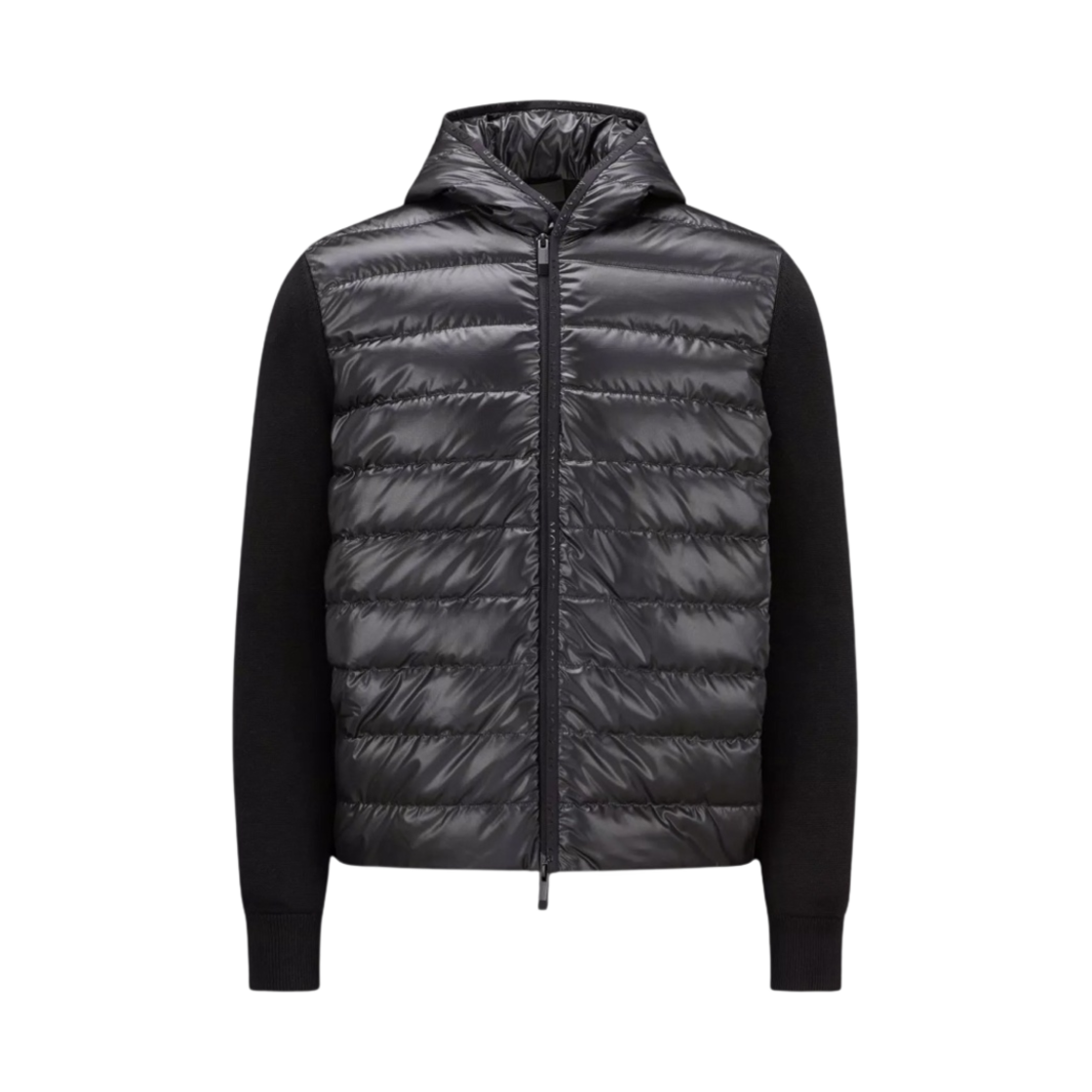 I2-091-9B00004-M1113-999 Moncler Padded Cotton Hoodie Black - 23FW