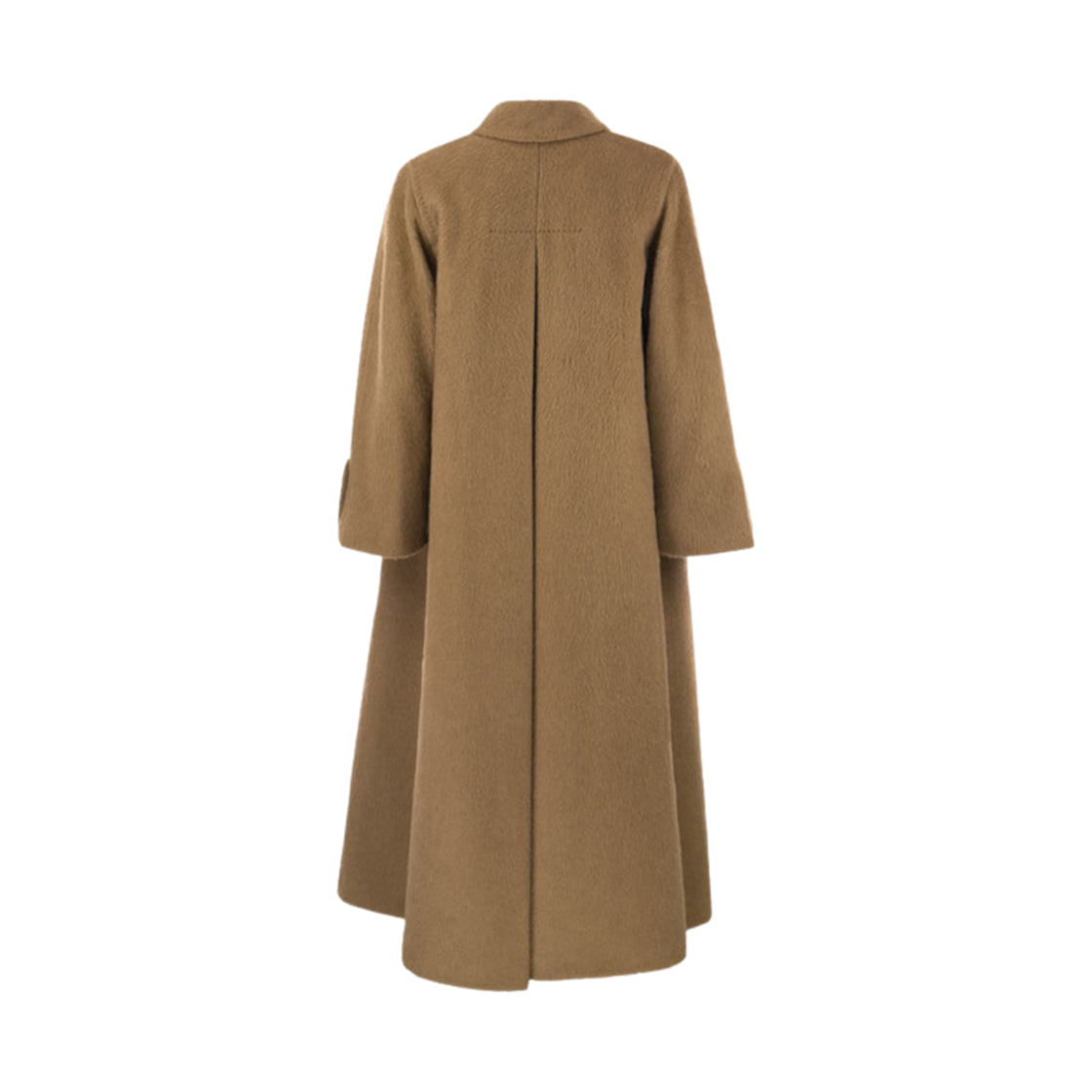 (W) 막스마라 카론테 플레어 오버사이즈 울 롱 코트 브라운((W) Max Mara Caronte Flared Oversized Wool Long Coat Brown) - 2
