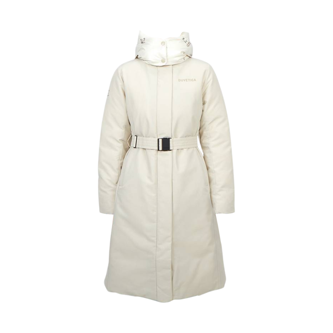VDDJ12546-IVD (W) Duvetica Cortina Long Down Jacket Dark Ivory