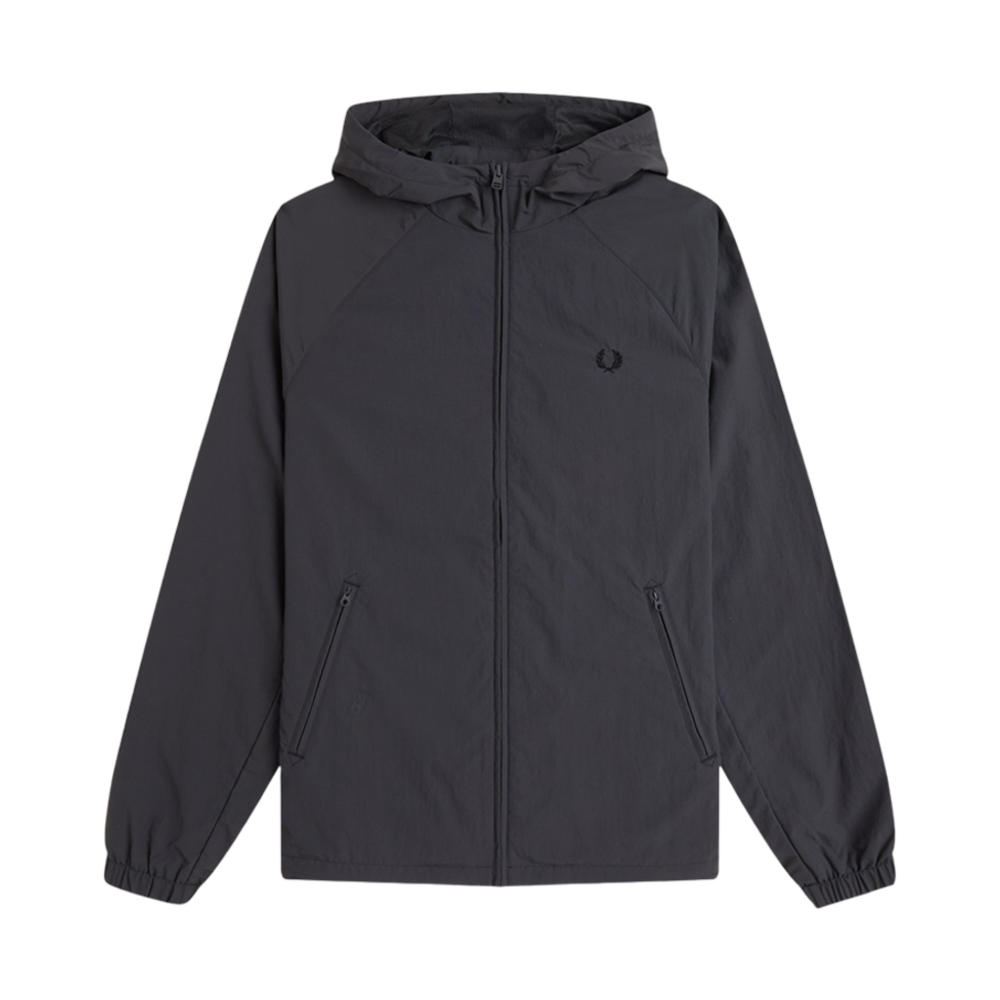AFPM2519049-297 Fred Perry Hooded Shell Jacket Anchor Grey