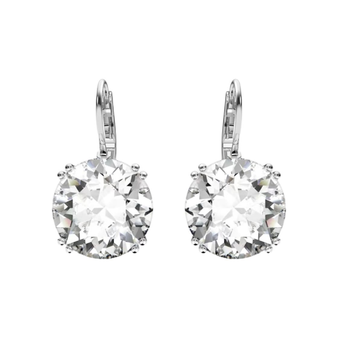 (W) 스와로브스키 밀레니아 드롭 이어링 화이트 로듐 플래팅((W) Swarovski Millenia Drop Earrings White Rhodium Plated) - 1