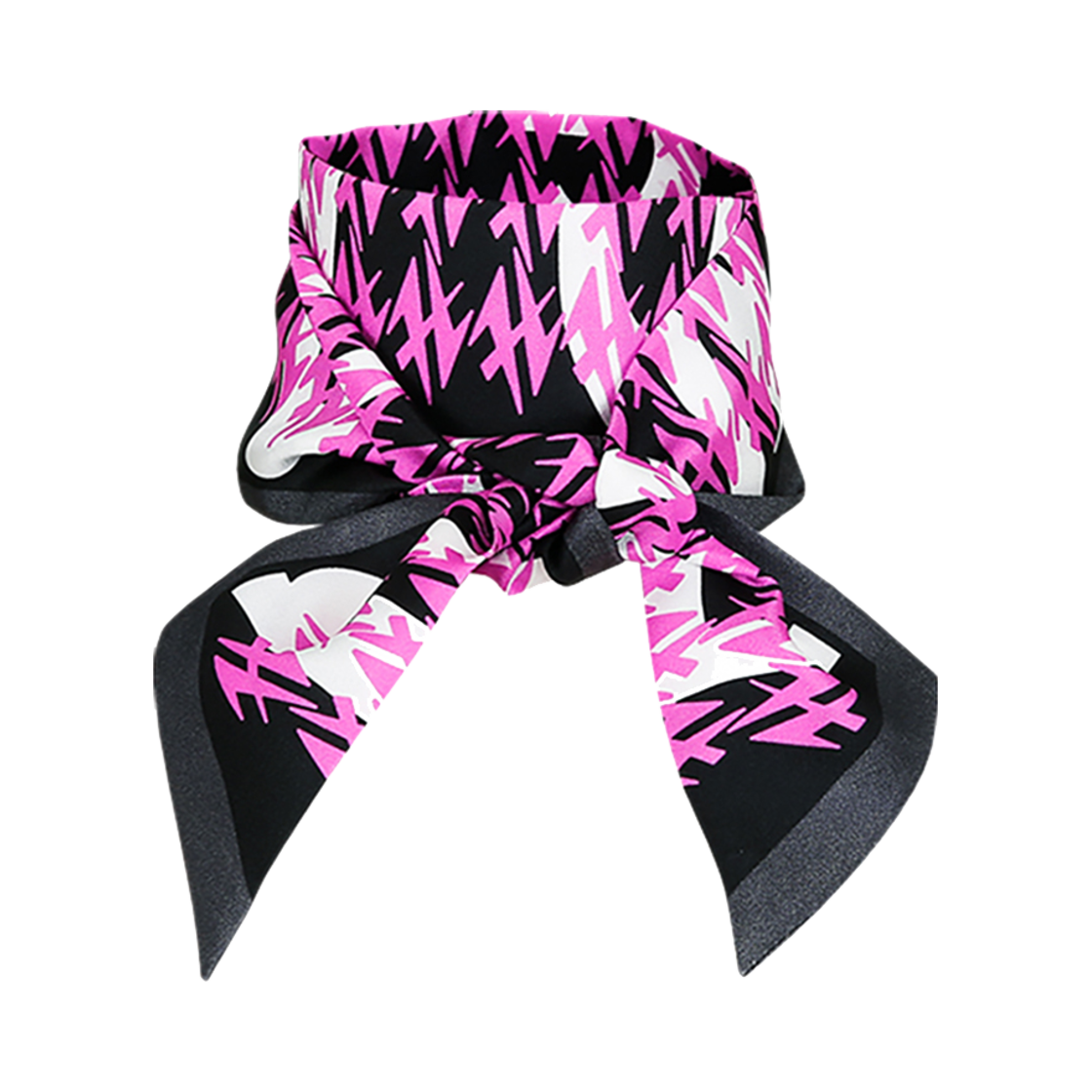 SS24ABR094BK Hongwoosung H Logo Scarf Black