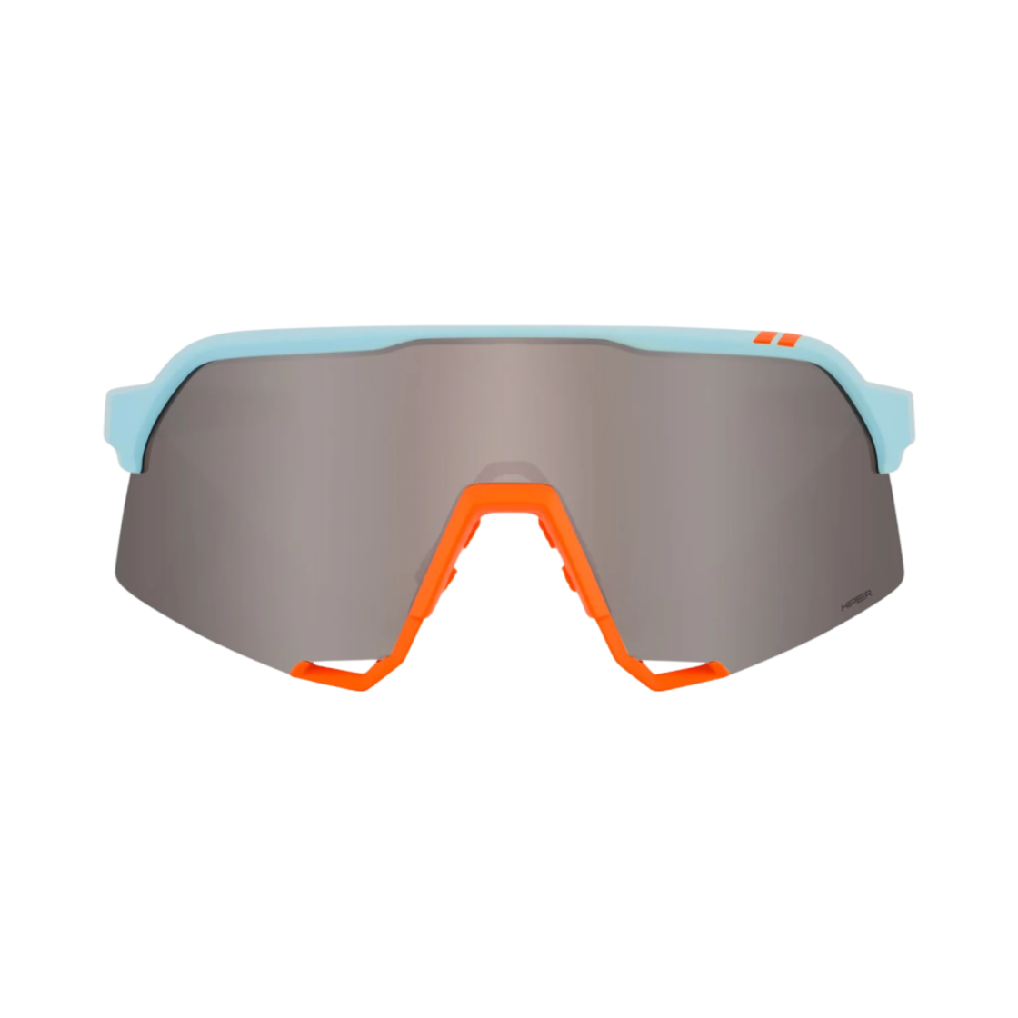 100퍼센트 S3 소프트 택트 투 톤 하이퍼 실버 미러 렌즈(100% S3 Soft Tact Two Tone Hiper Silver Mirror Lens)
