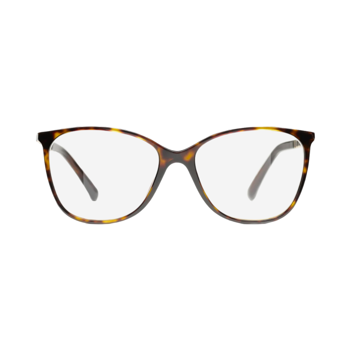 샤넬 스퀘어 프레임메탈 카프스킨 & 다크 톨토이즈(Chanel Square Eyeglasses Metal Calfskin & Dark Tortoise) - 1