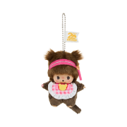 Monchhichi Idol SS Bebichhichi Key Chain Pink