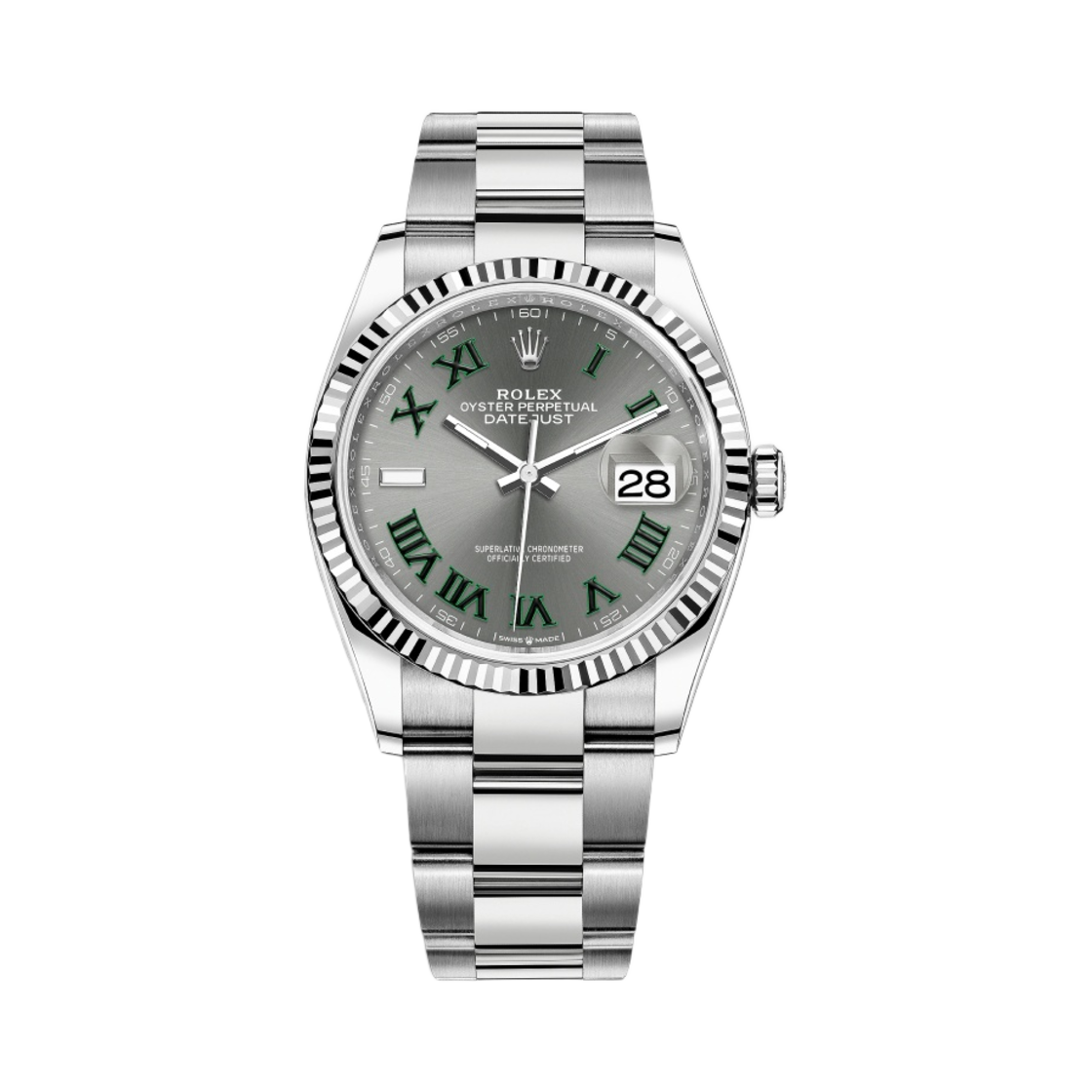126234 Rolex Datejust 36mm 126234 Slate Roman Oyster - 대표 이미지 #1