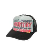 Kapital Kountry Dirty Shrink Track Cap Grey Black