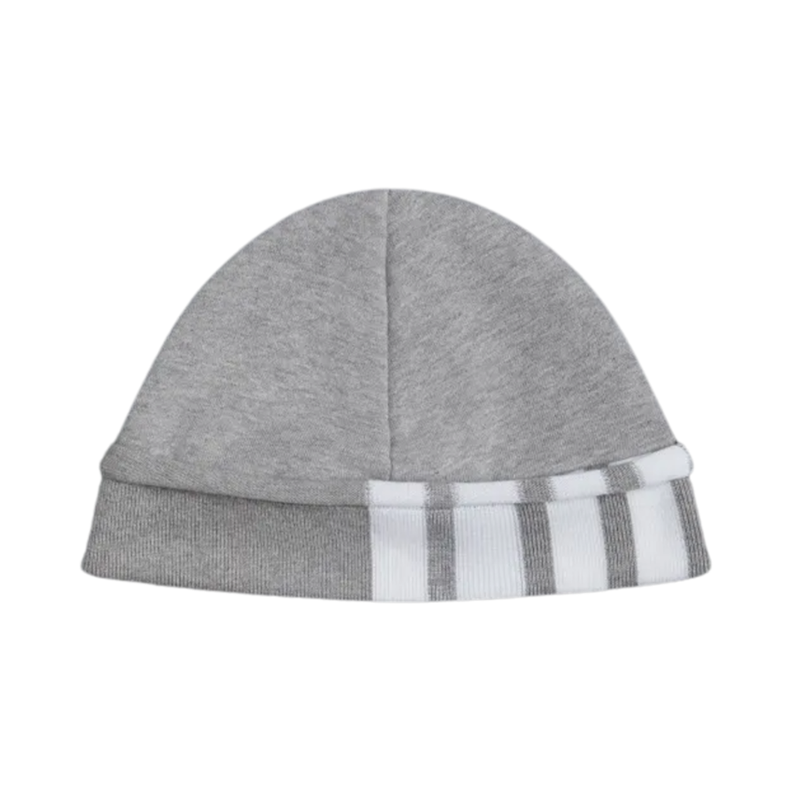 UJH001A-03037-055 Thom Browne Classic Jersey 4-Bar Loopback Beanie Grey