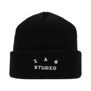 IAB Studio Beanie Black White