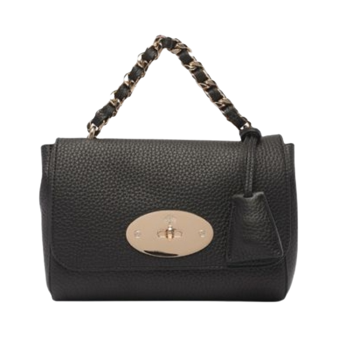멀버리 탑 핸들 릴리 헤비 그레인 블랙(Mulberry Top Handle Lily Heavy Grain Black)