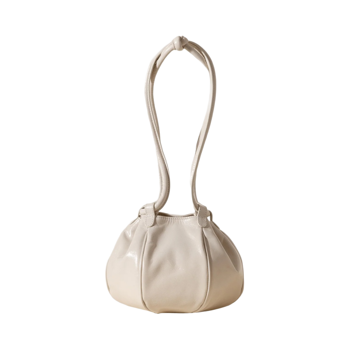 헤레우 글로불 미니 디스트레스드 벌룬 쉐이프 크로스바디백 아이스(Hereu Globul Mini Distressed Balloon-Shaped Crossbody Bag Ice)