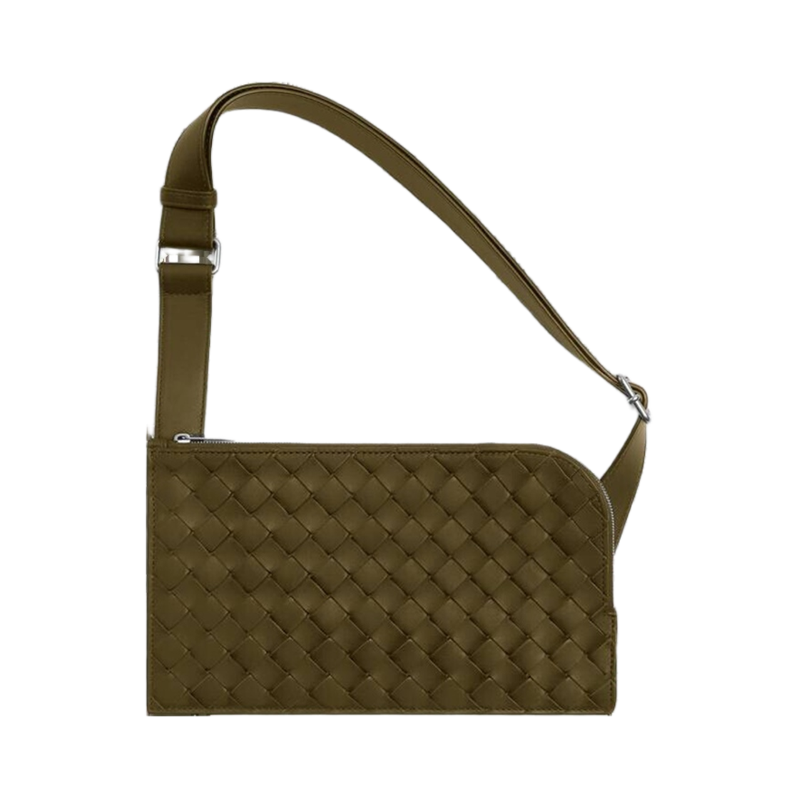 보테가 베네타 인트레치아토 슬링 백 머드(Bottega Veneta Intrecciato Sling Bag Mud) - 1