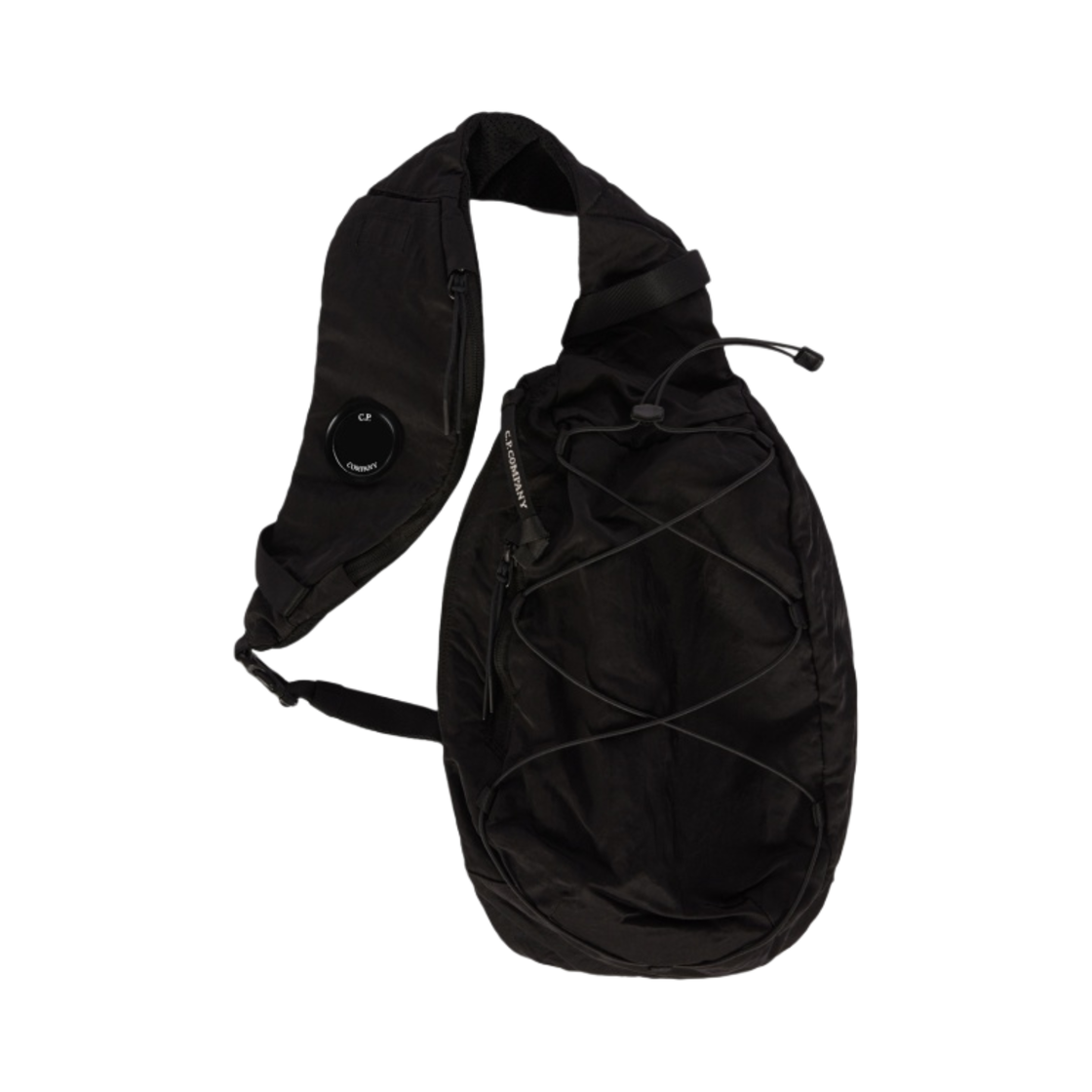 14CKAC044B005269G999 (Kids) C.P. Company Nylon B Crossbody Rucksack Black - 23SS - 대표 이미지 #1