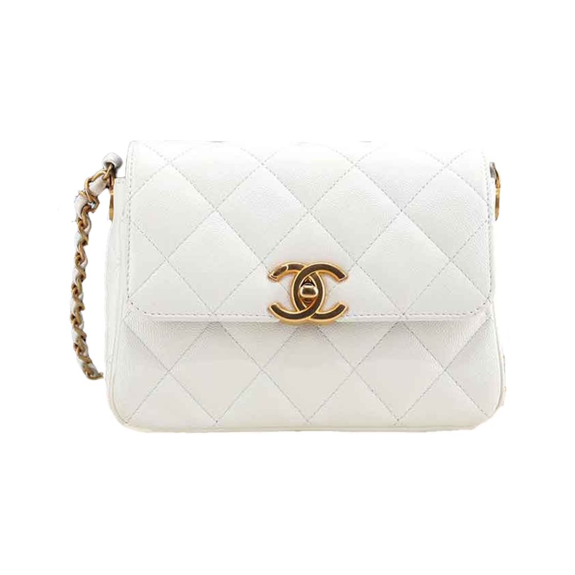 ITSGRBBR7UBL Chanel Seasonal Chain Flap Bag Caviar