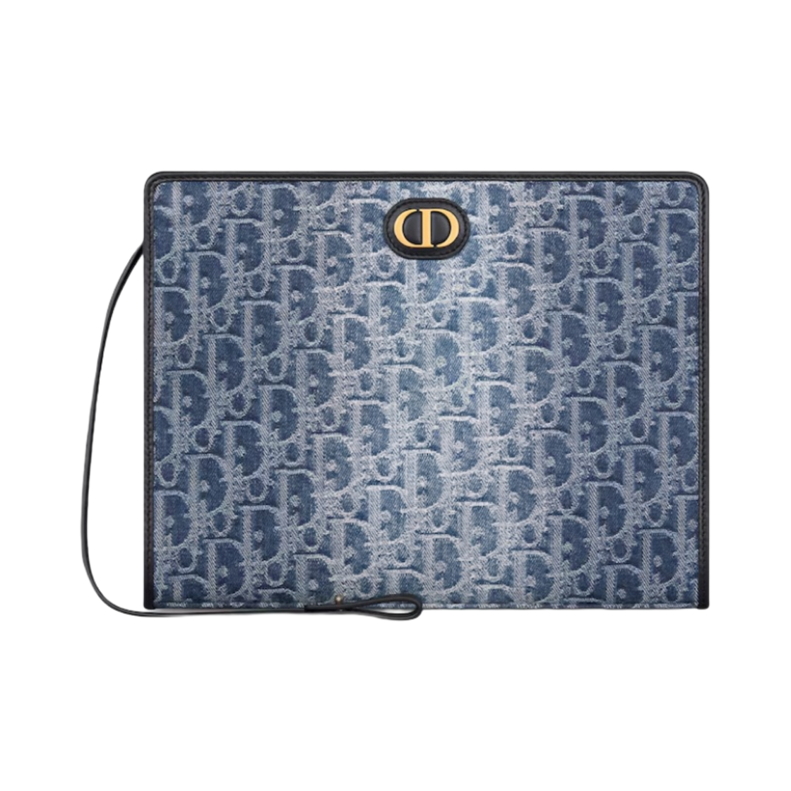 S2107UDCE-M49E Dior 30 Montaigne Dea Pouch Blue Denim