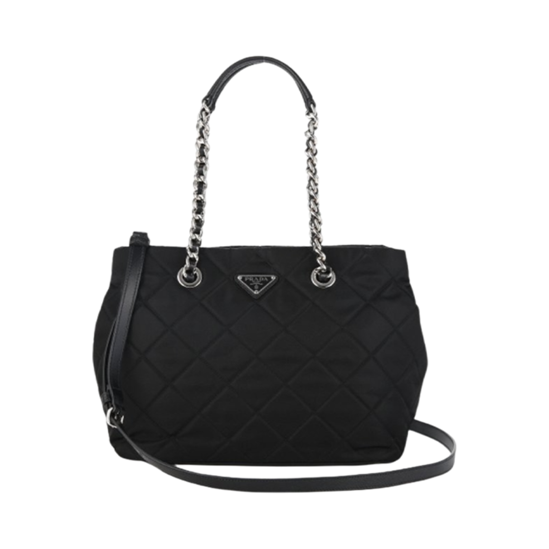 프라다 포코노 토트백 블랙(Prada Pocono Tote Bag Black)