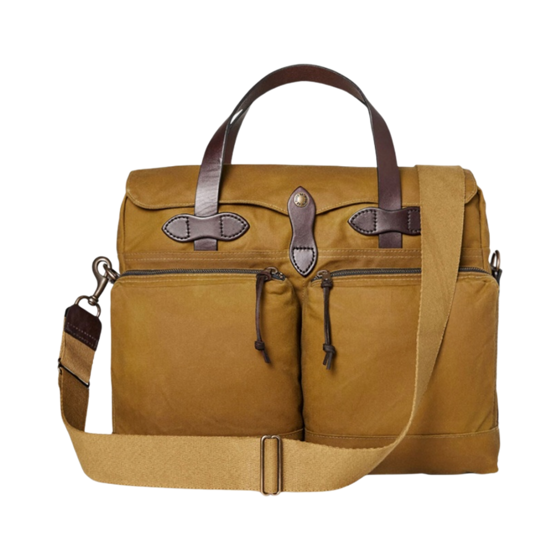 필슨 24아워 틴 브리프케이스 다크 탄(Filson 24 Hour Tin Briefcase Dark Tan)