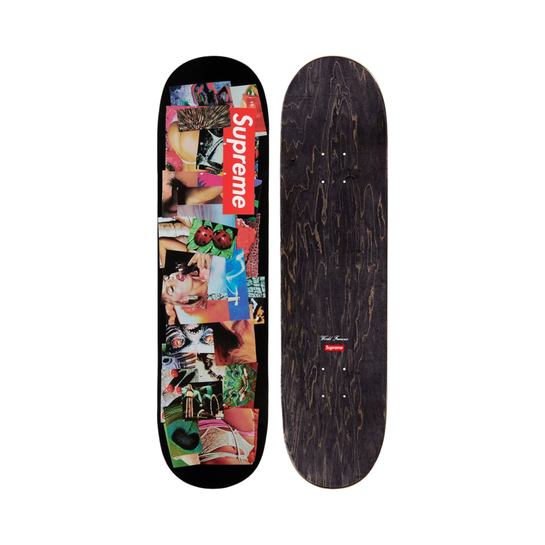 슈프림 스택 스케이트보드 덱 블랙 - 21FW(Supreme Stack Skateboard Deck Black - 21FW) - 1