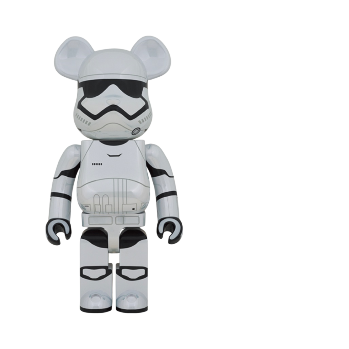 베어브릭 스타워즈 깨어난 포스 스톰트루퍼 크롬 버전 1000%(Bearbrick Star Wars The Force Awakens Stormtrooper Chrome Ver. 1000%) - 1