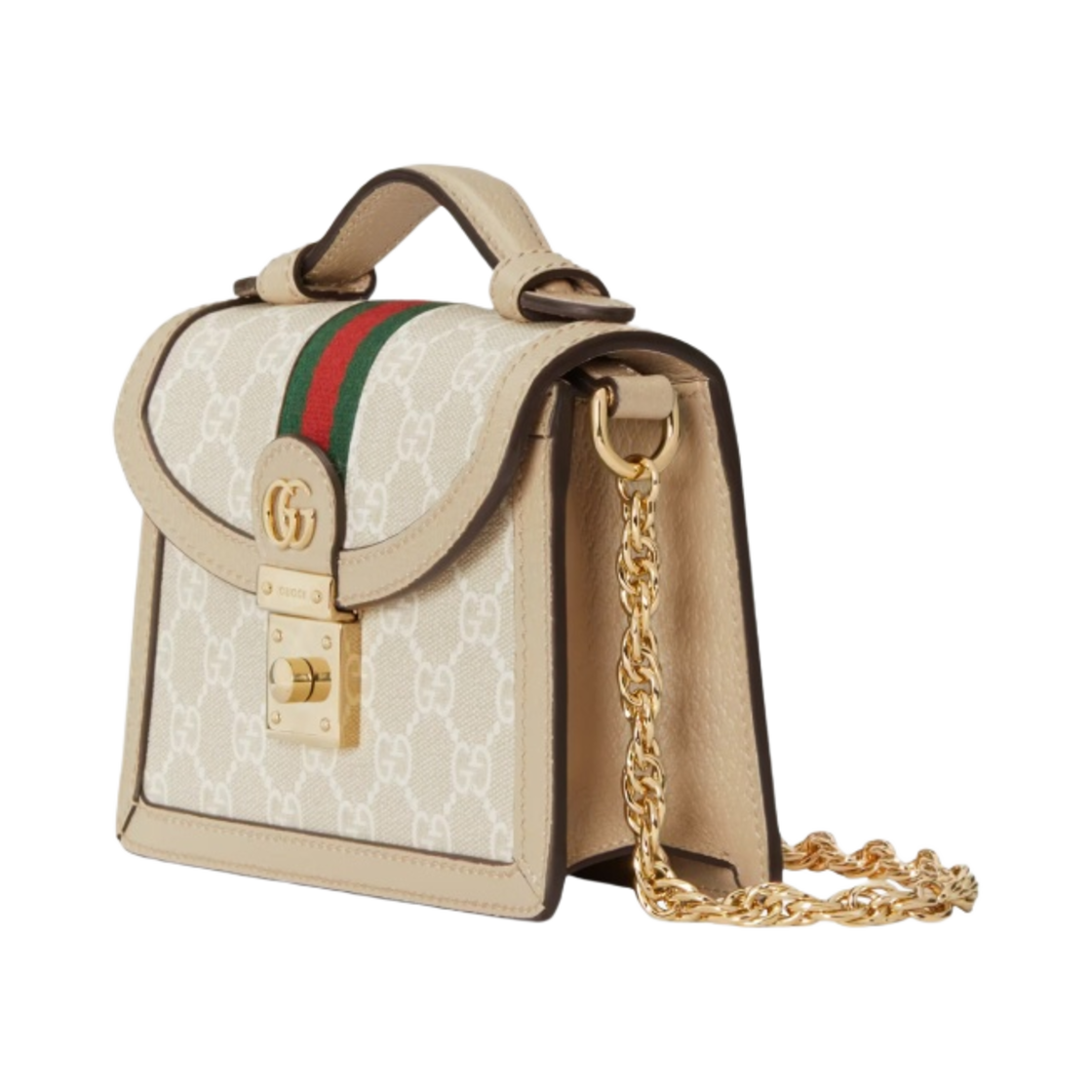구찌 오피디아 GG 미니 숄더백 베이지 화이트(Gucci Ophidia GG Mini Shoulder Bag Beige White) - 2