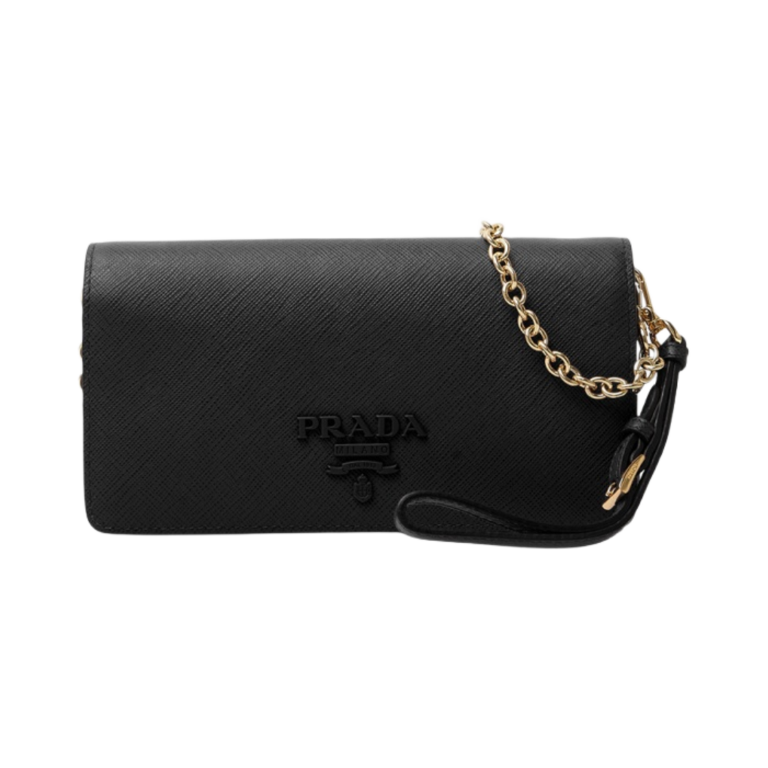 1DH029-2EBW-F0002 Prada Saffiano Leather Mini Bag Black