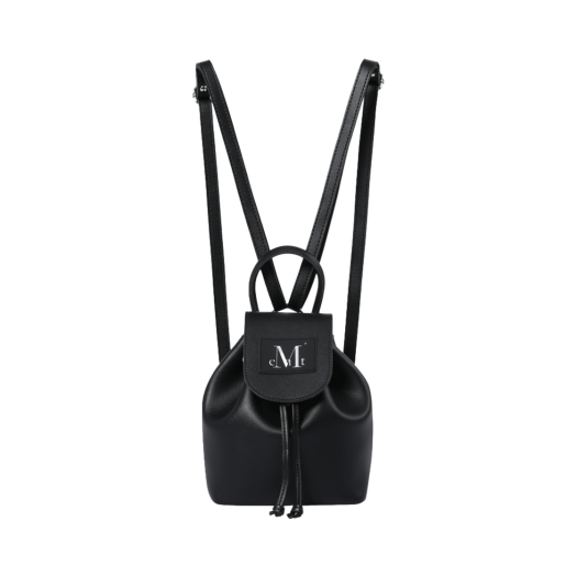 ★MUCENT★ Aren Two Pocket Leather Mini Backpack Unisex P000 무센트 아렌 투 포켓 레더 미니 백팩 블랙 | MUCENT | KREAM